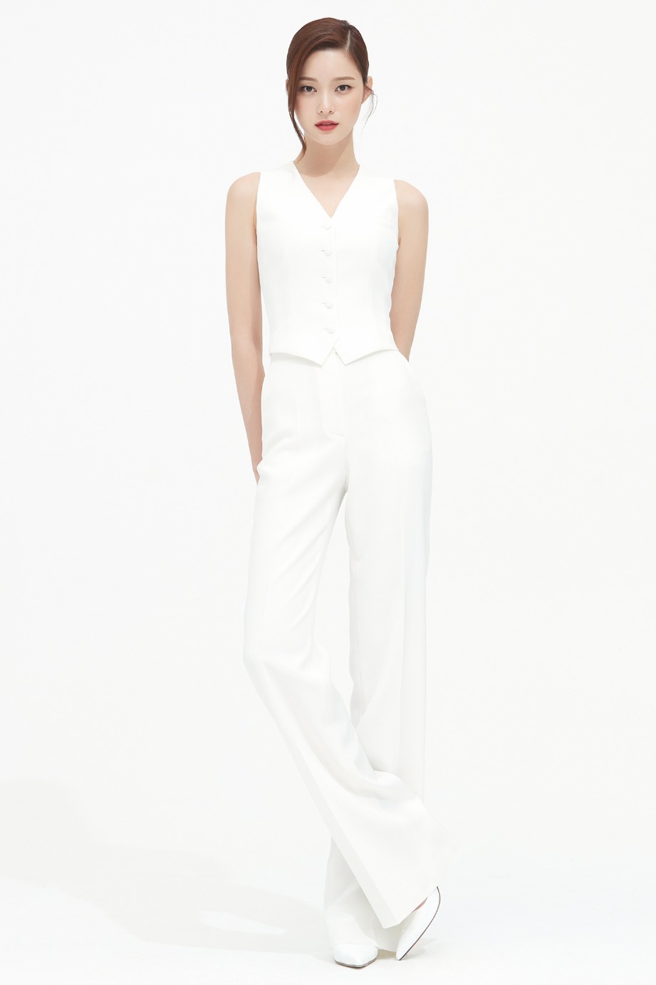 Silk Straight Line Pants