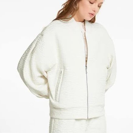 PUMA Women's Snow Tiger Jacquard Bomber Jacket