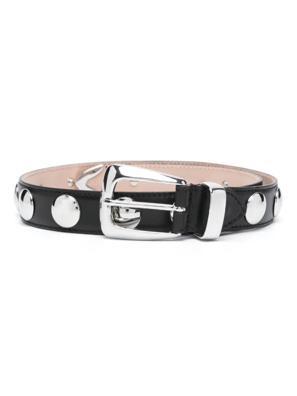 Studded Leather Belt