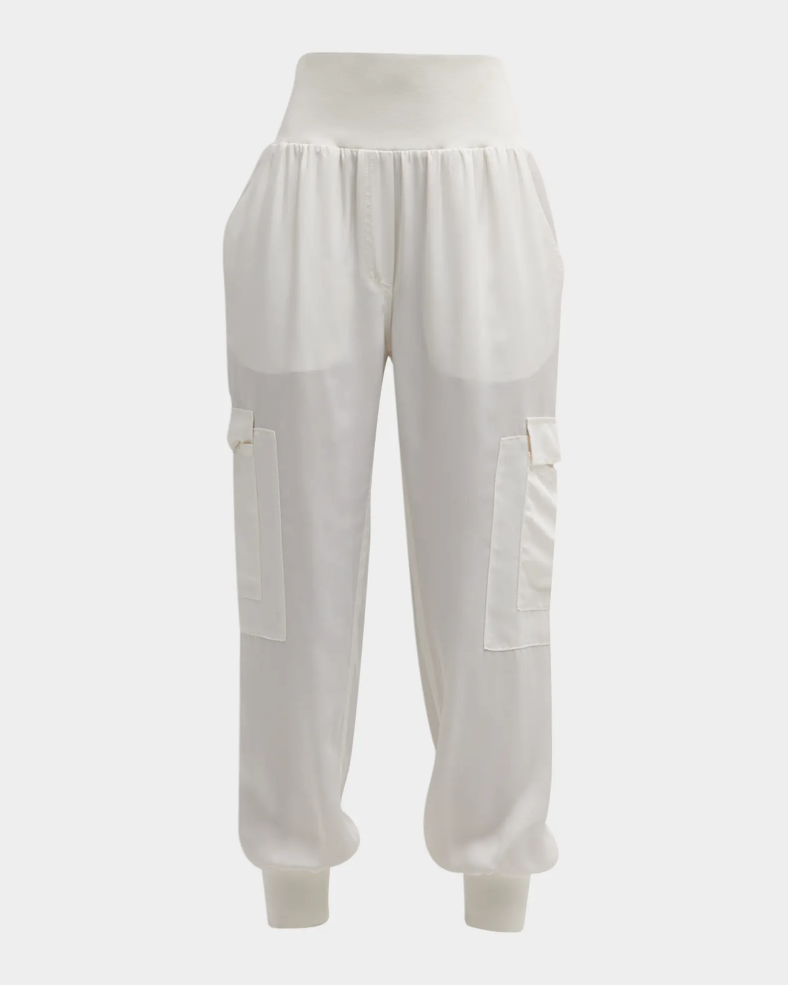 Crepe Satin Sweatpants