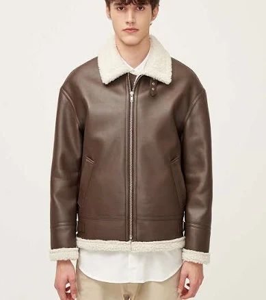 SLOW UNIVERSE Oversized Mustang Jacket _ Brown by W Concept