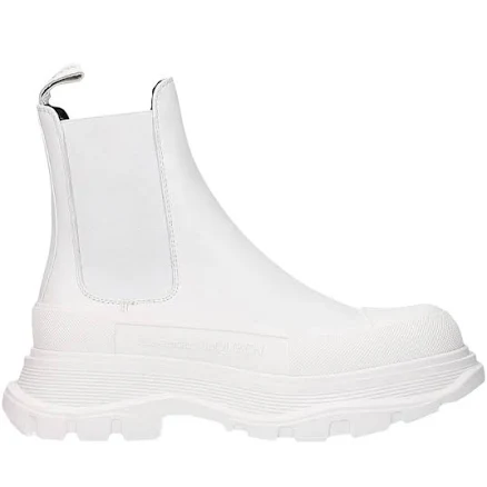 Alexander Mcqueen Tread Slick Women Boot - White