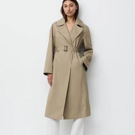 The Curated Cotton Silk Trench