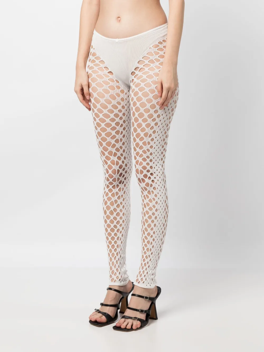 Perforated Mesh Leggings