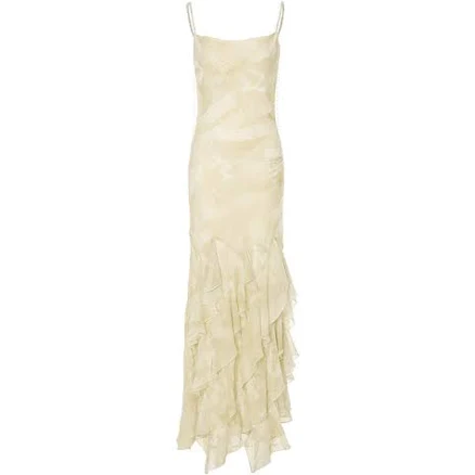 Sophisticated Glamour Sleeveless Chain Drop Dress