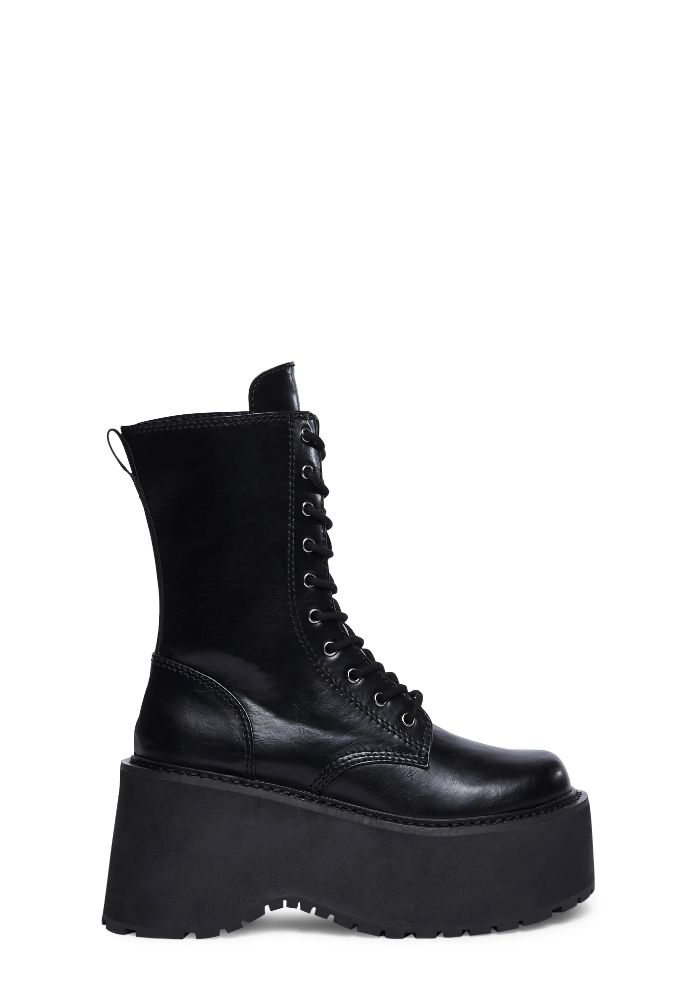 Current Mood Vegan Leather Platform Combat Boots