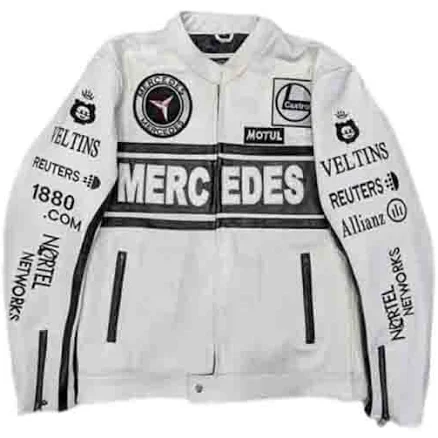 Formula 1 Mercedes Leather Jacket