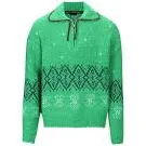 TETLIN HALF ZIP-UP SWEATER atb1037m(GREEN)