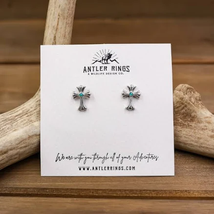 Antler Rings Women's Western Studs