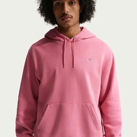 Nike Men's Sportswear Club Washed Fleece Hoodie