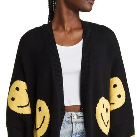 Dressed in Lala Oversize Open Front Cardigan