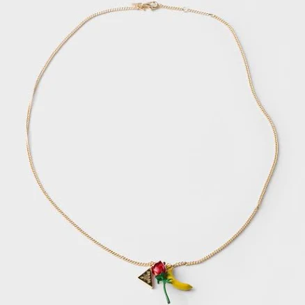 Prada Women's Enameled Metal Necklace