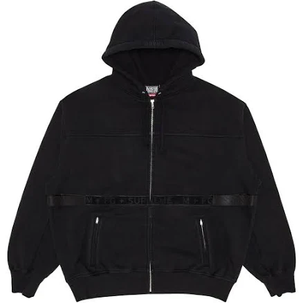 Supreme X Martithé + François Girbaud Zip Up Hooded Women Sweatshirt - Black