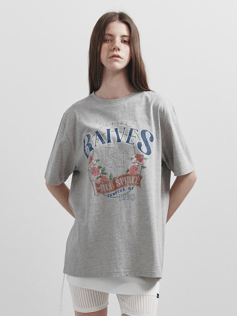 Vintage Rose Graphic T-shirt