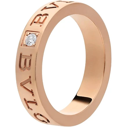 Bvlgari Rose gold And Diamond B.zero1 Ring