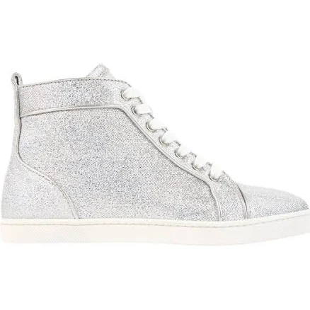 Christian Louboutin Silver Glitter Trainers Size 35.5 EU