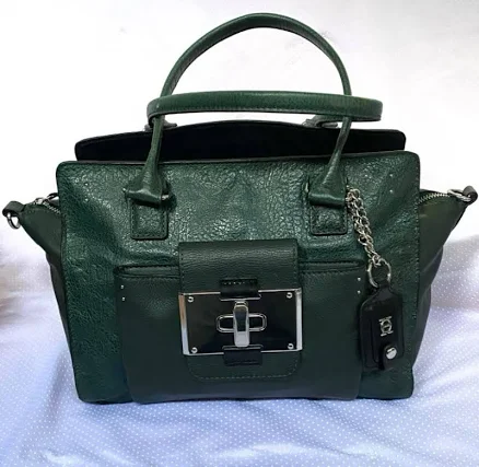 Oh By Joy Gryson Leather Satchel(hunter Green)