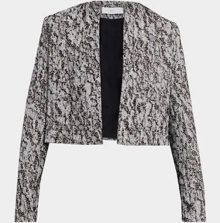 Iro Eugeny Tweed Jacket, Mixed Brow, Women's, 40, Coats Jackets & Outerwear Tweed Jackets & Coats