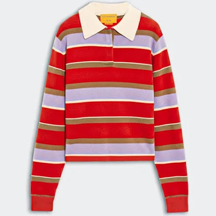 Cropped Stripe Rugby
