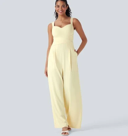 Halara U Back Sleeveless Jumpsuit with Pockets