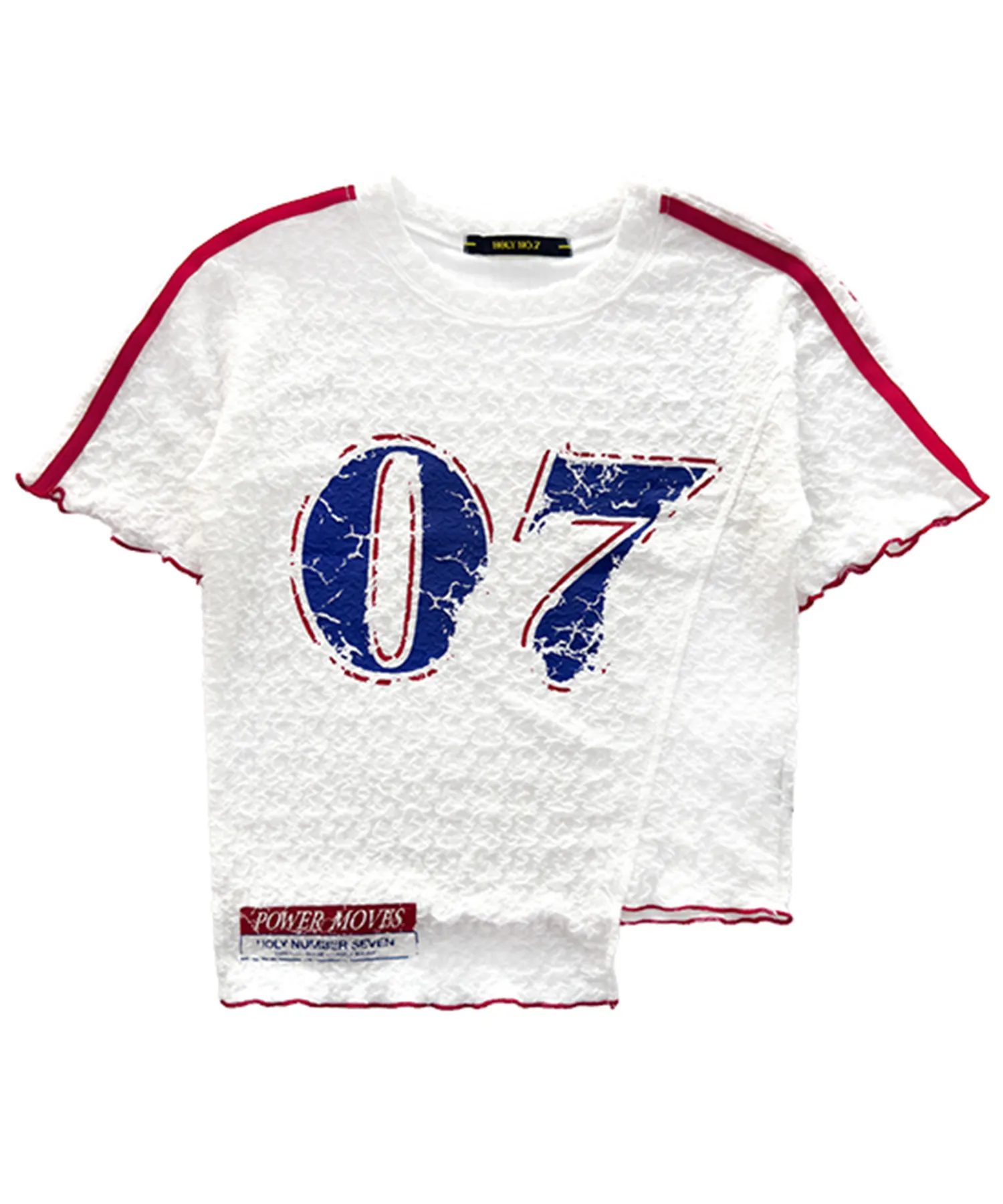 07 Wave Crop T-Shirt_White