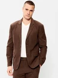Relaxed Unlined Linen-Blend Blazer