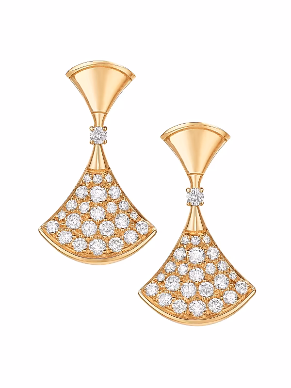 Divas’ Dream 18K Yellow Gold & Diamond Drop Earrings
