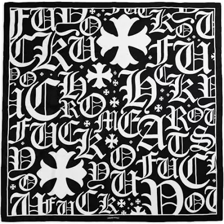 Chrome Hearts Cross Logo Scarf
