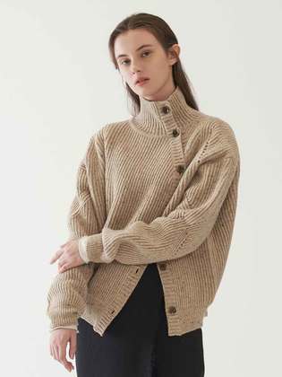 Nep Turtle Neck Cardigan