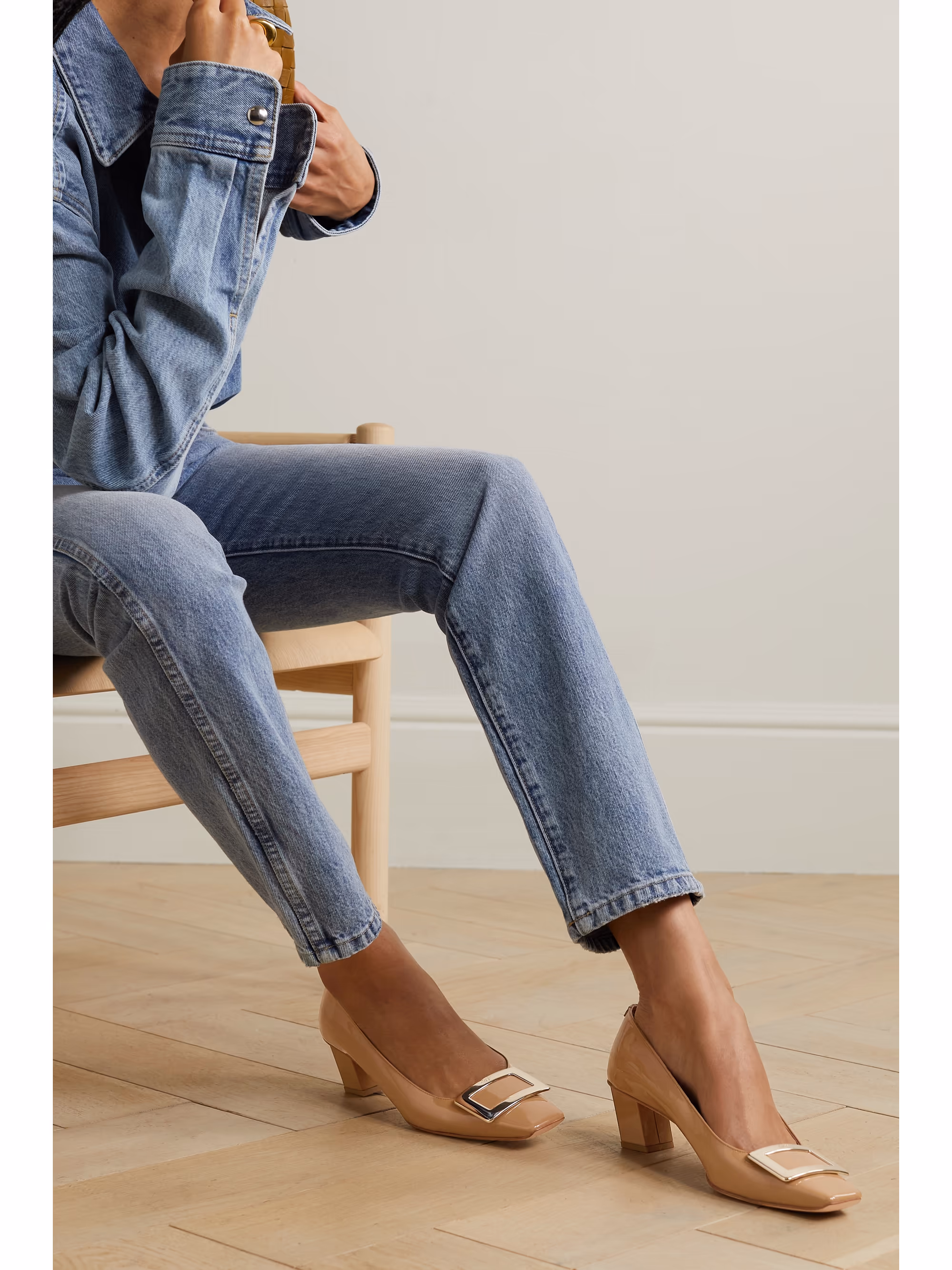 Belle Vivier Patent Leather Pumps