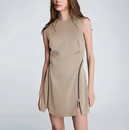 Kenneth Cole Women's Zipper Mini Dress