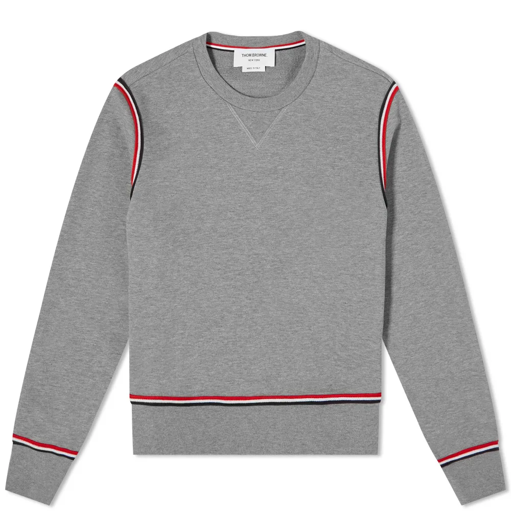 Thom Browne Contrast Stripe Sweater