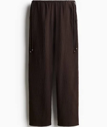 H&M Ladies Wide-Leg Drawstring Pants