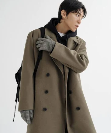 LEMAIN SECOND WOOL Blend Overfit Double Coat