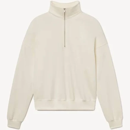 Oversized Half-Zip Sweatshirt