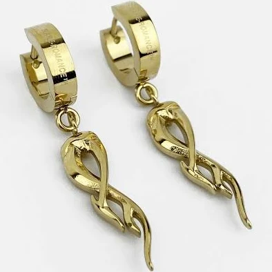 RARE-ROMANCE Flame Drop Earrings