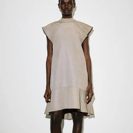 COS Women's Sculpted Turtleneck Dress