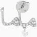 Mama single earring in paved Arabic - White