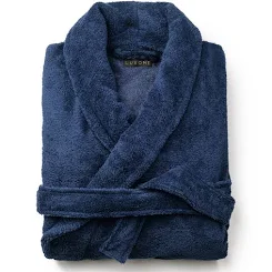 LUXOME Resort Bathrobe Mid-length Unisex Soft & Absorbent