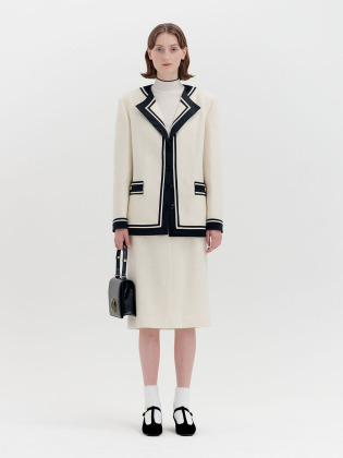 Quintana Contrasted-Trim Jacket