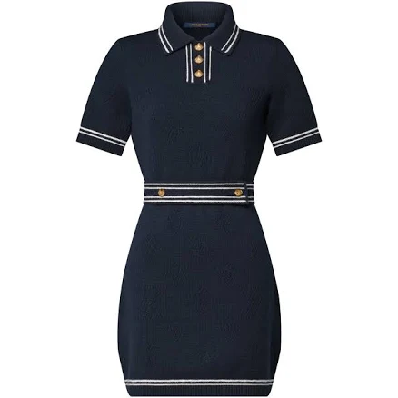 Louis Vuitton Openwork Knit Dress
