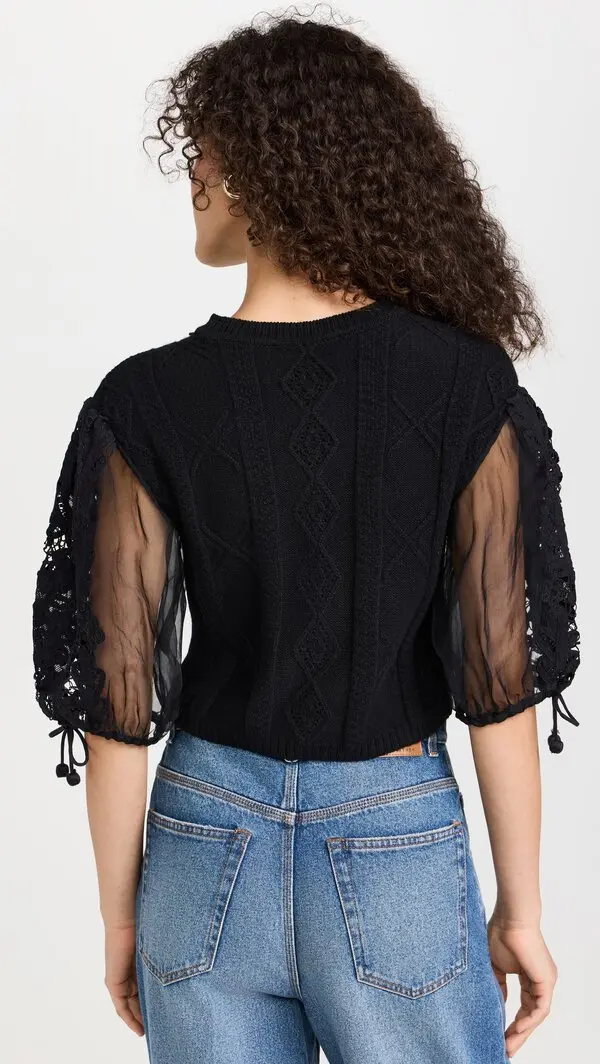 Bente Embroidery Combo Sweater