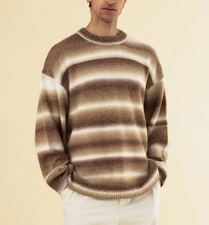Toffee Gradient Knit Sweater