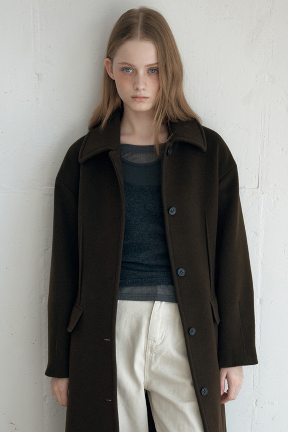 Phoebe Dart Coat_BROWN