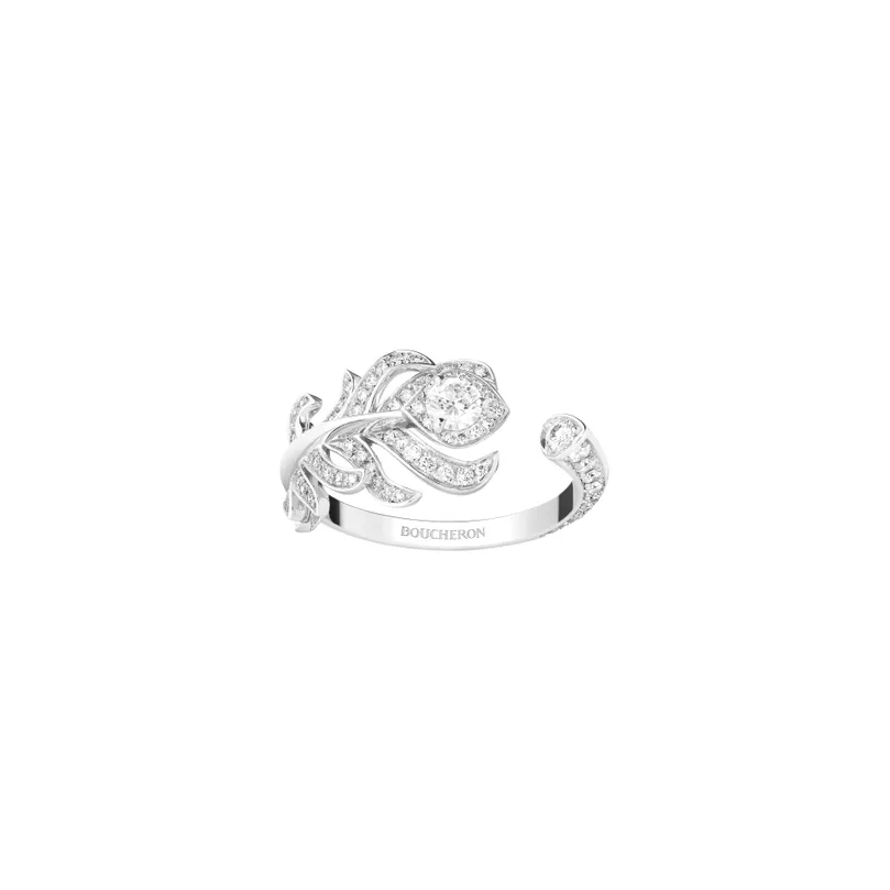 Plume De Paon Small Ring
