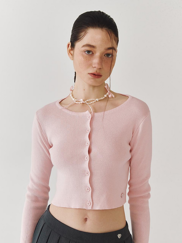Women Cropped Cardigan