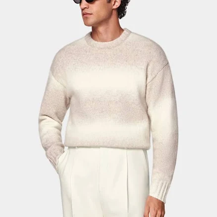 Suitsupply Men's Mohair Nylon Wool Crewneck