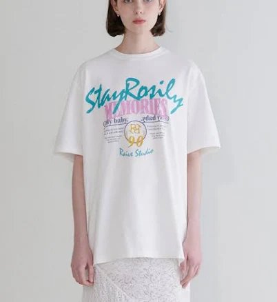 RAIVE Vintage Print T-shirt