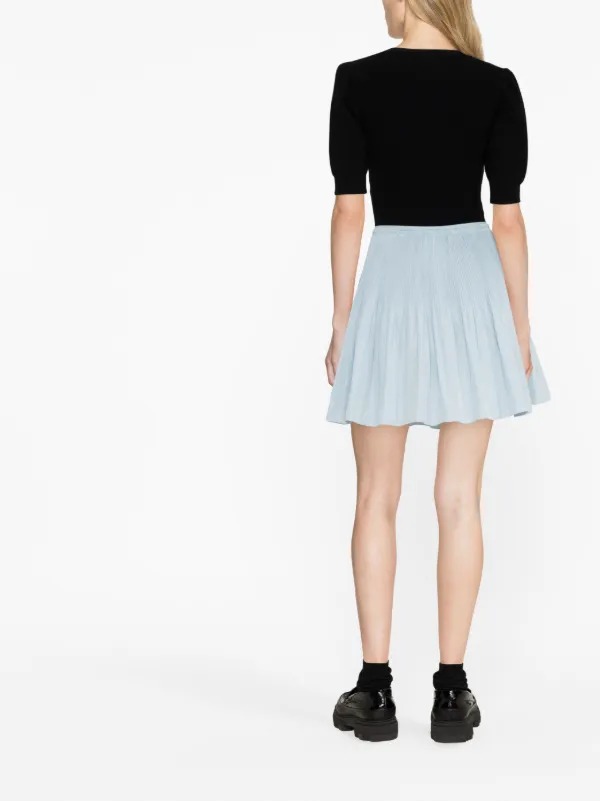 RED Valentino Pleated Tulle Skirt