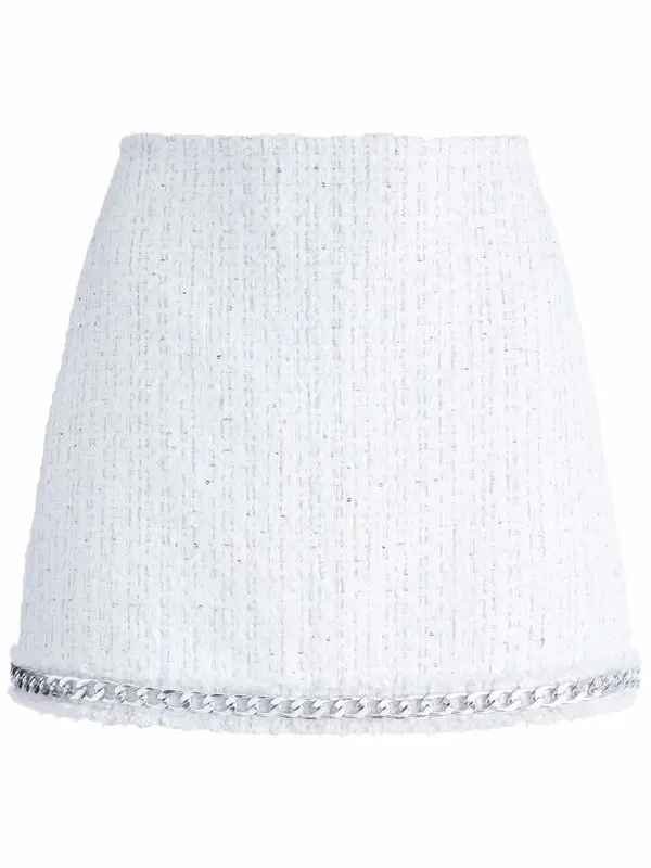 Elana Chain Trim Mini Skirt